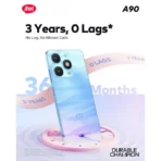 itel A90 6.6" 90hz Dynamic Display 5000mah 15W Fast Charge Android 128+4GB - Image 6